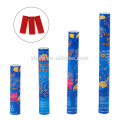 Factory Confetti Cannon with Red and Blue Paper Rectangle for Graduation Decoration